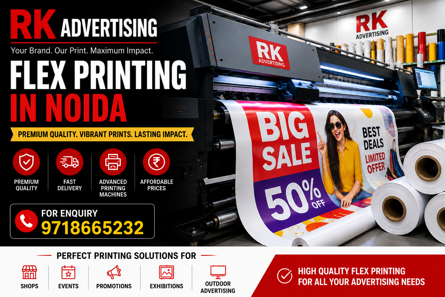 Flex Printing in Noida – Rk Advertising